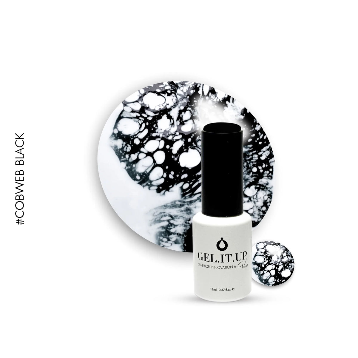 Cobweb Gel Black – black cobweb gel by GEL.IT.UP