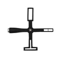 Cross Magnet Black – nail art by GEL.IT.UP
