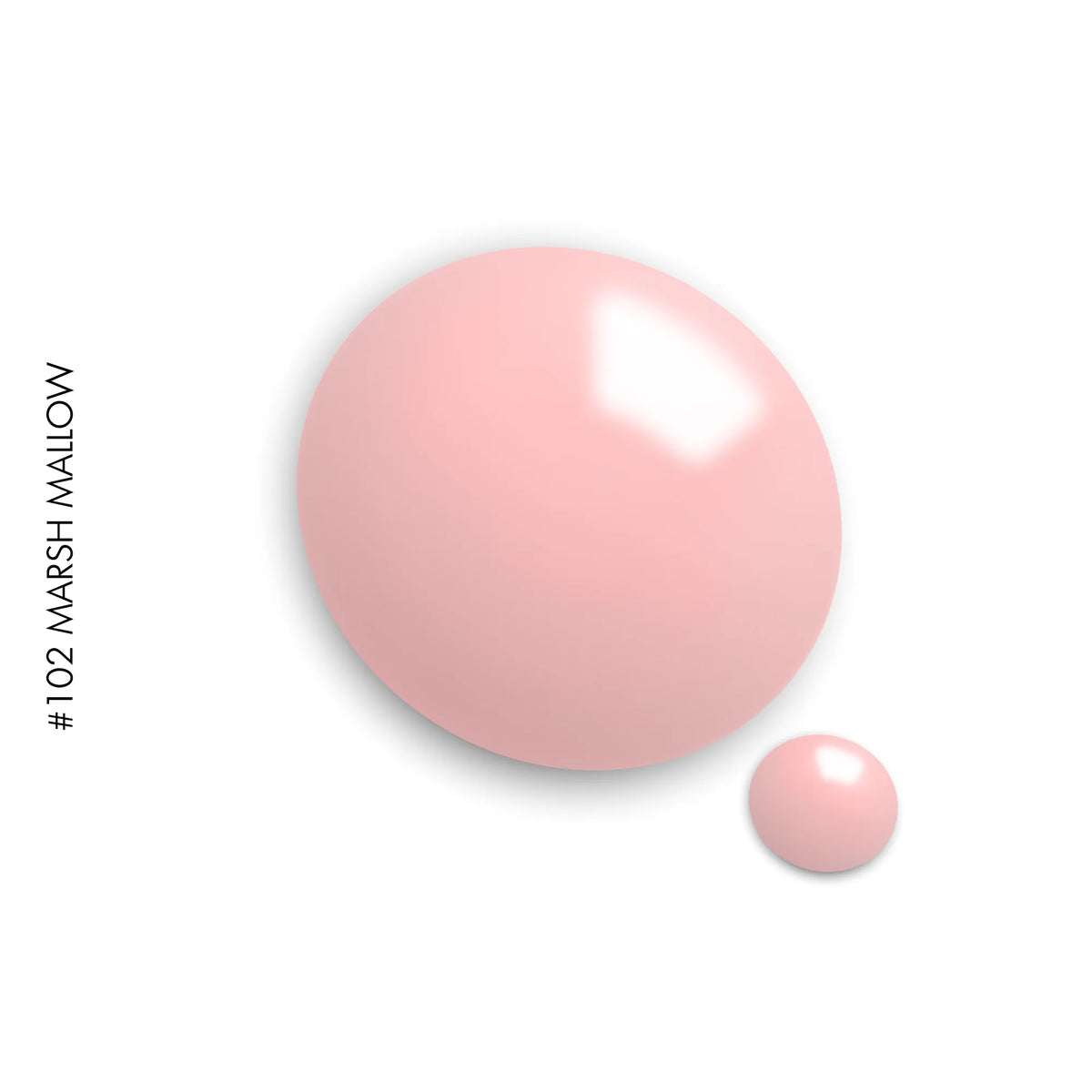 102 Marshmallow – pink solid gel polish by GEL.IT.UP, view 2