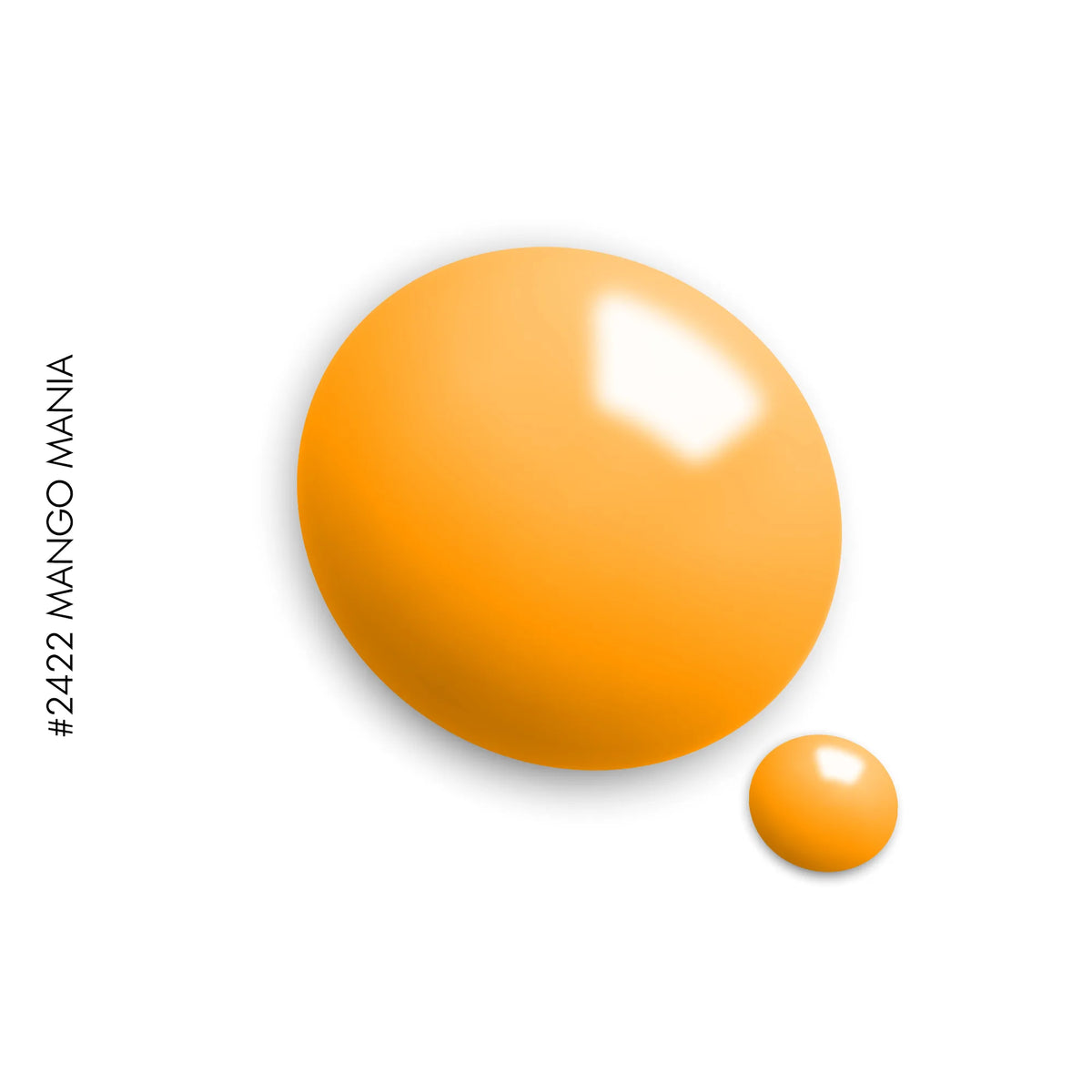 2422 Mango Mania – coral orange solid gel polish by GEL.IT.UP, view 2