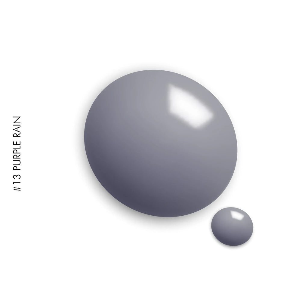 13 Purple Rain – grey solid gel polish by GEL.IT.UP, view 2