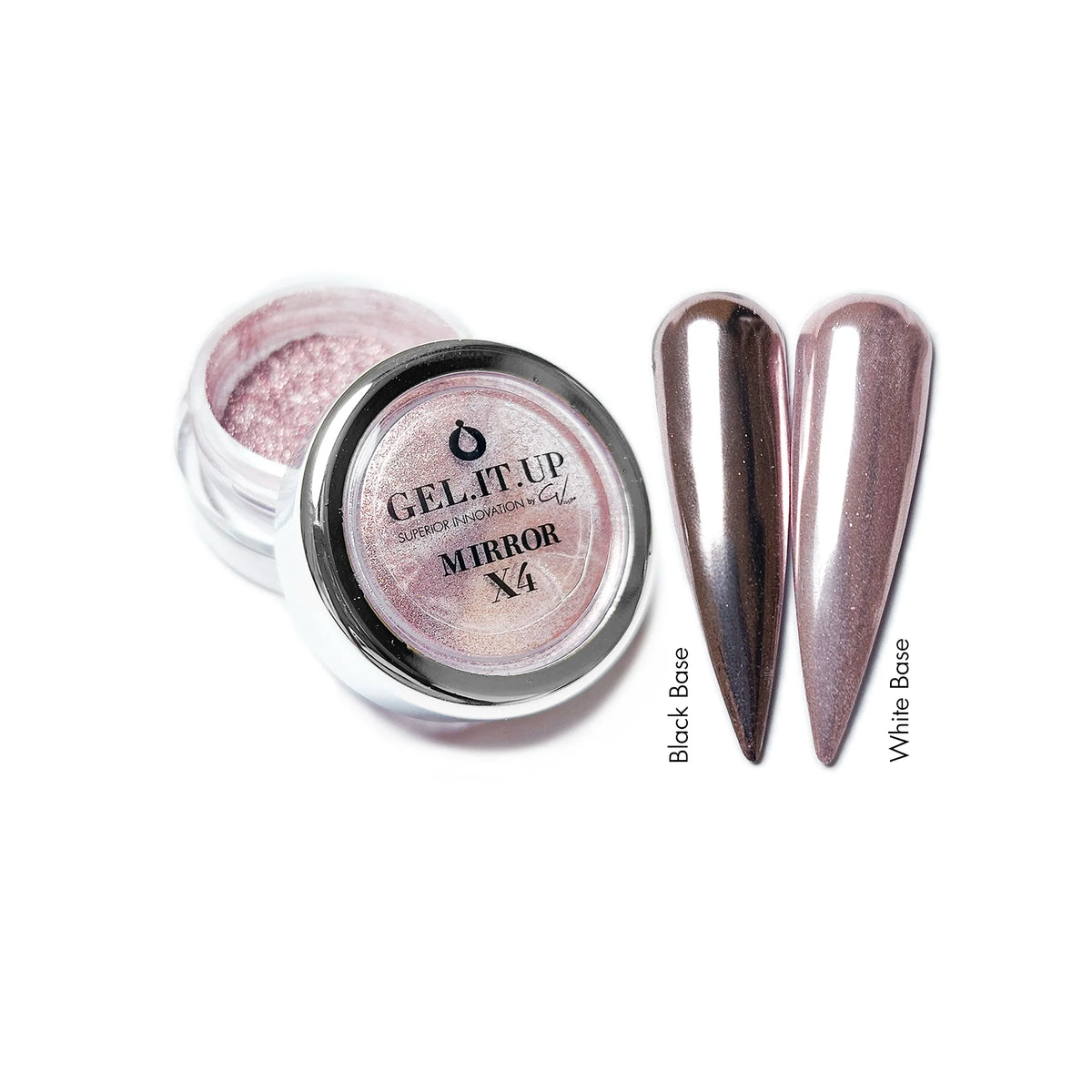 TR04 Mirror X4 Powder – nail art by GEL.IT.UP, view 2