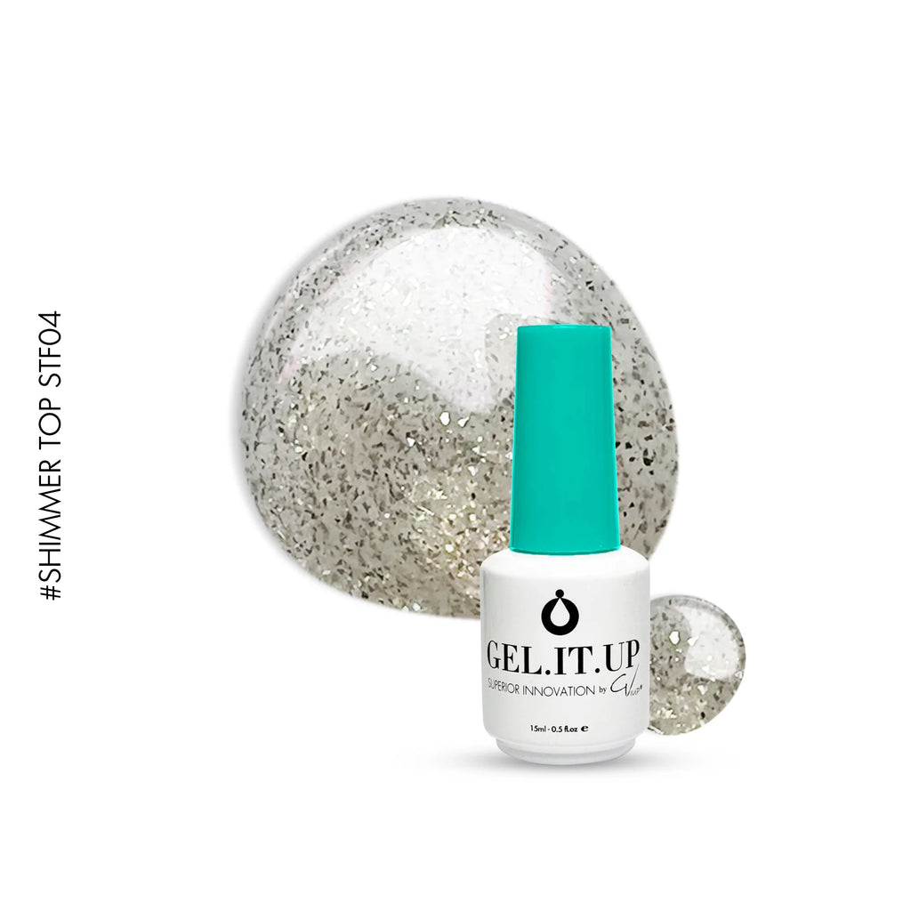 Shimmer Top Fairy #STF 04 – top coat by GEL.IT.UP, view 2