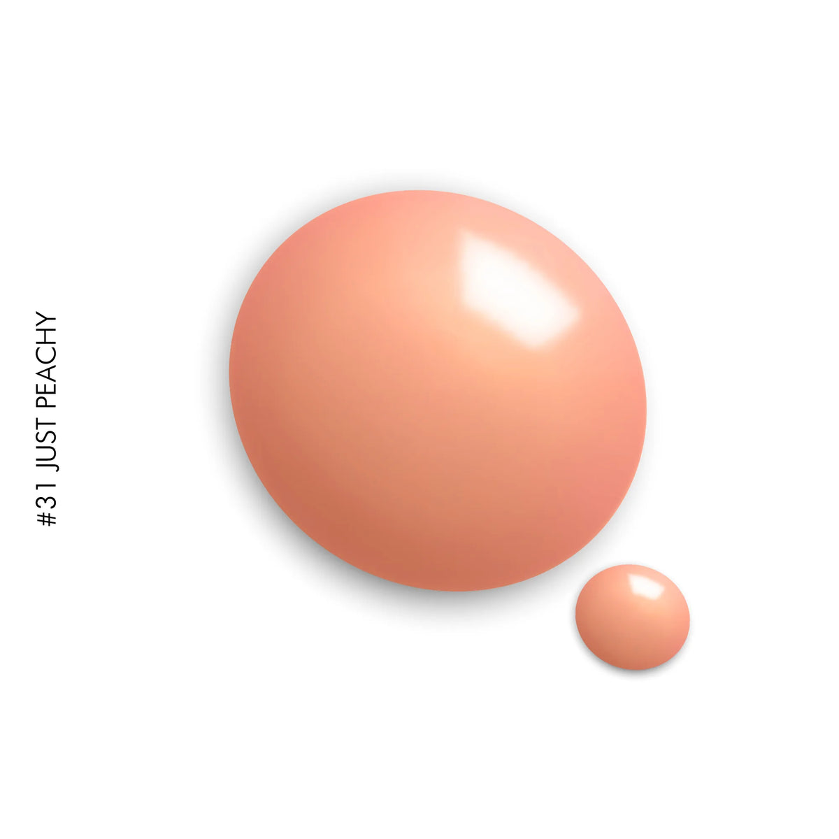 31 Just Peachy – coral orange solid gel polish by GEL.IT.UP, view 2