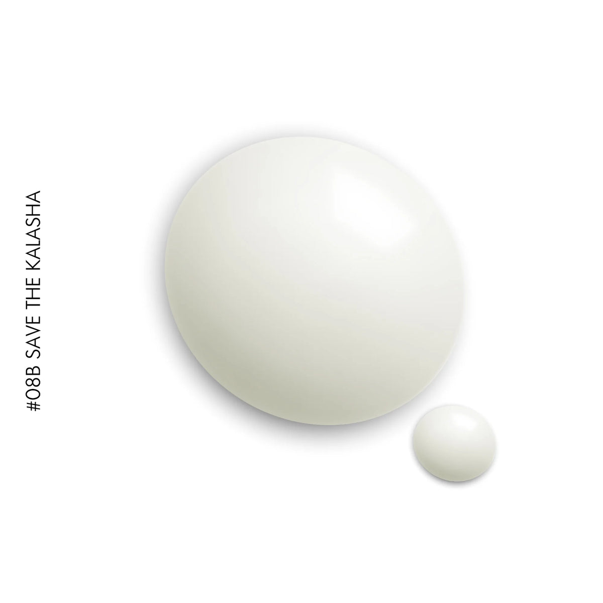 08B Save the Kalasha – white French manicure gel polish by GEL.IT.UP, view 2