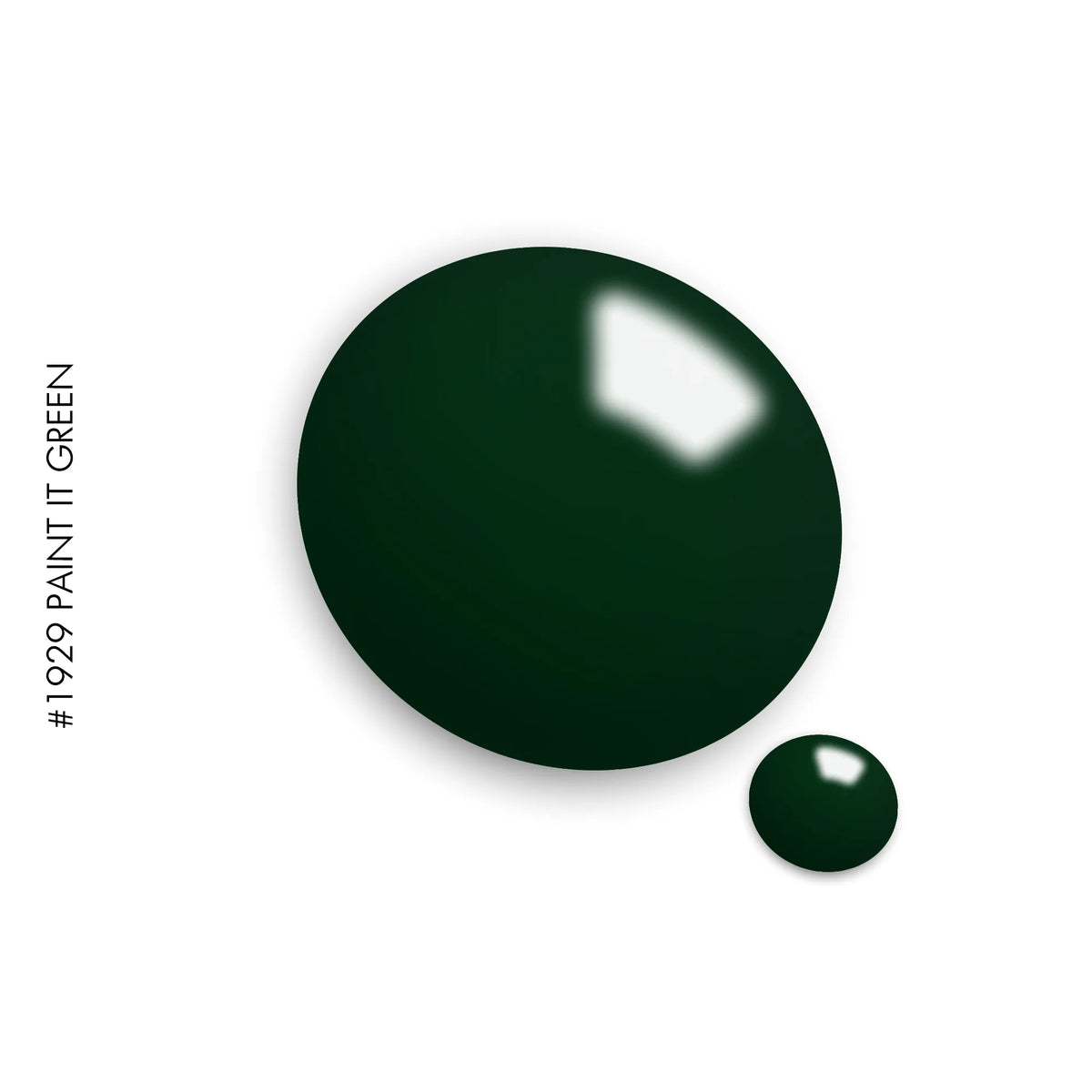1929 Paint It Green – green solid gel polish by GEL.IT.UP, view 2