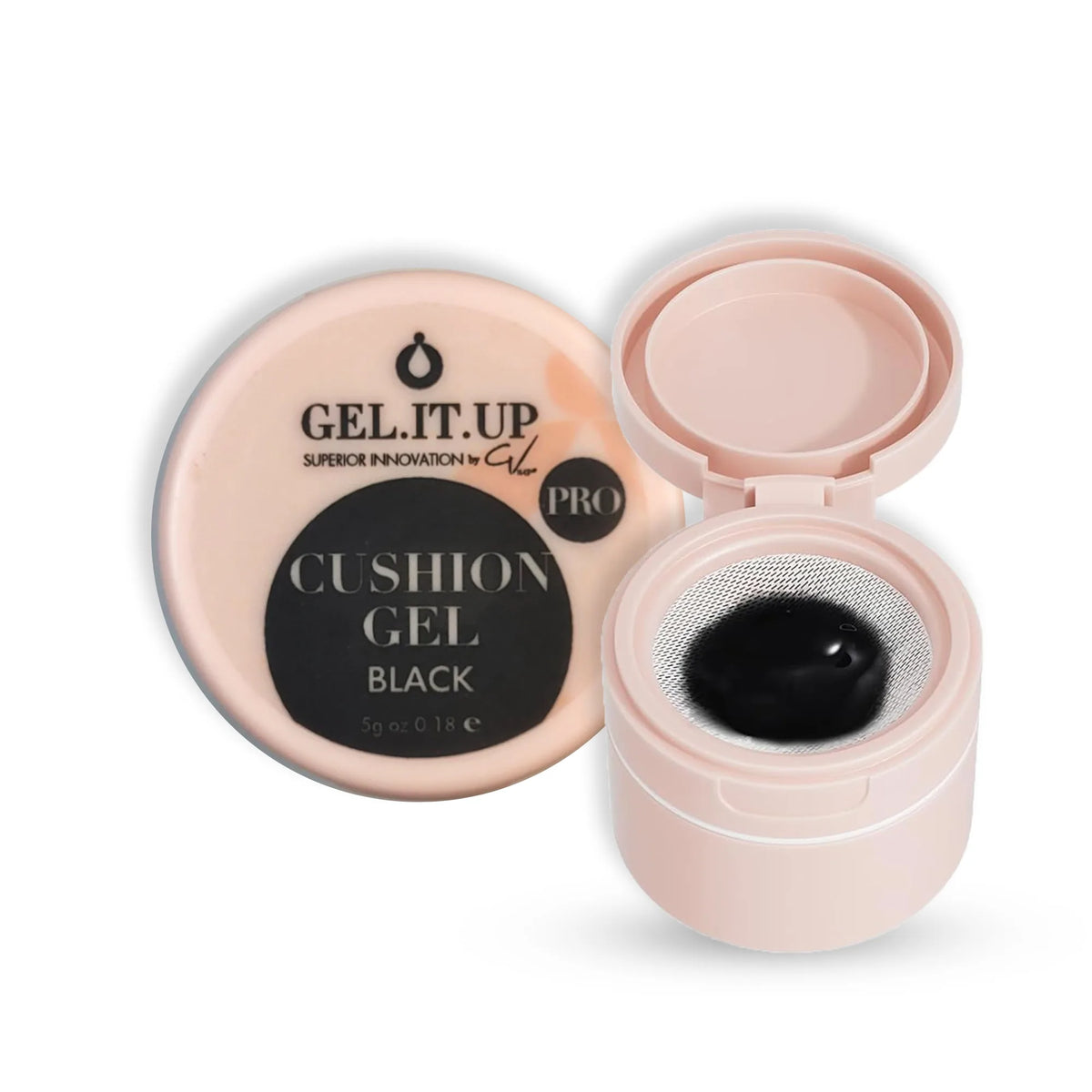 Cushion Pro Gel Black – black cushion gel by GEL.IT.UP