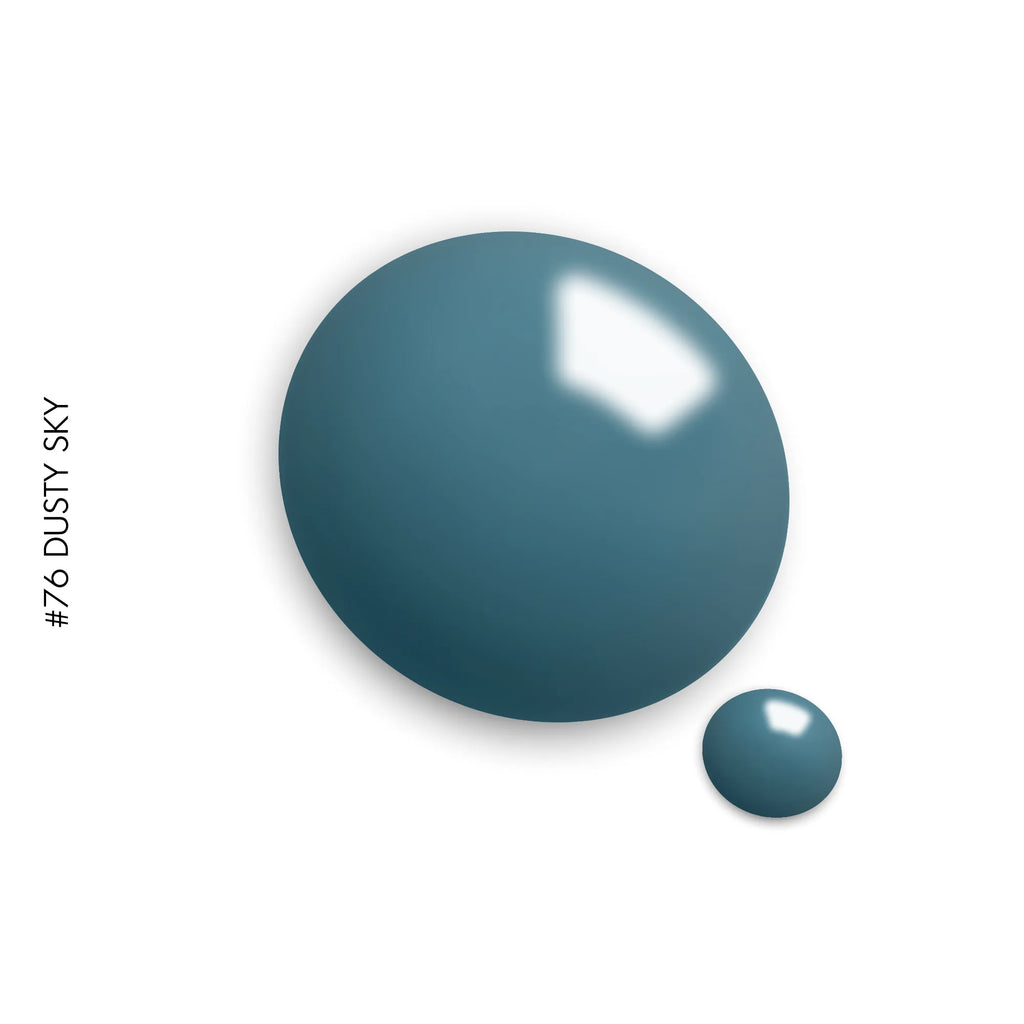 76 Dusty Sky – blue solid gel polish by GEL.IT.UP, view 2