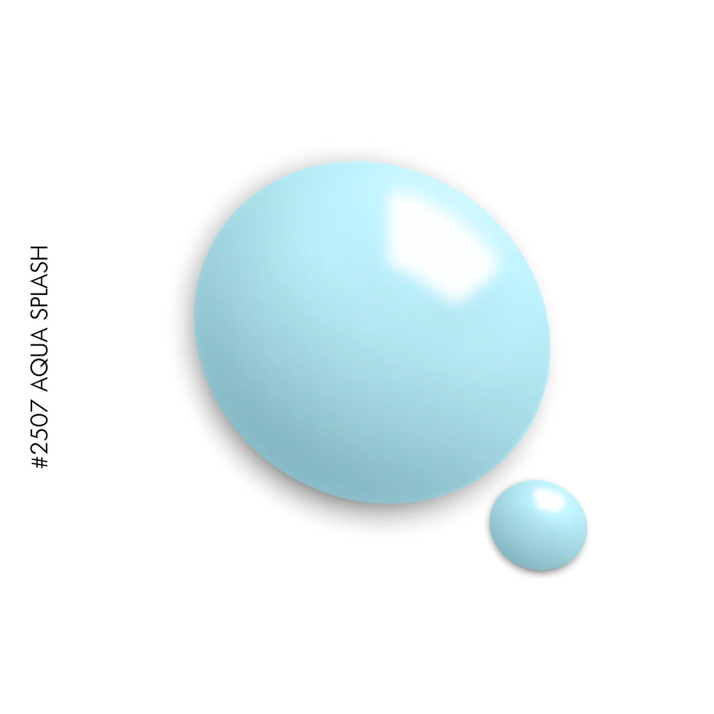2507 Aqua Splash – blue solid gel polish by GEL.IT.UP, view 2