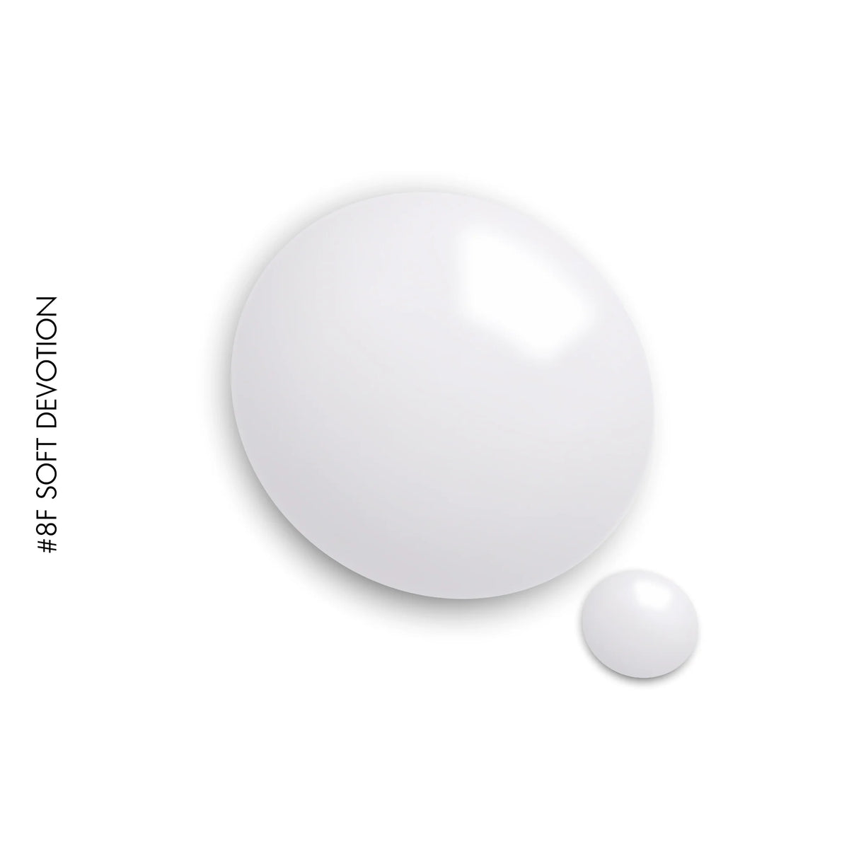 08F Soft Devotion – white French manicure gel polish by GEL.IT.UP, view 2