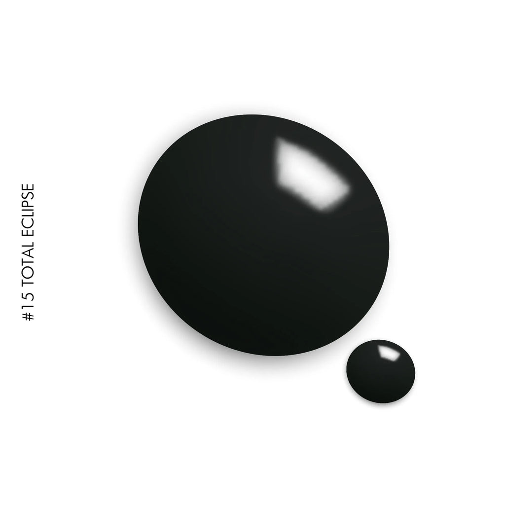 15 Total Eclipse – black solid gel polish by GEL.IT.UP, view 2