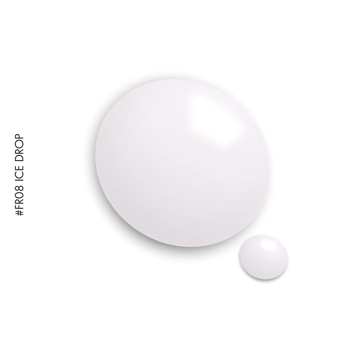 FR08 Ice Drop – white French manicure gel polish by GEL.IT.UP, view 2