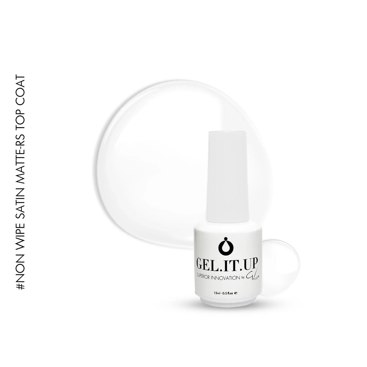 Satin Matt RS Top 15 ml – top coat by GEL.IT.UP, view 2