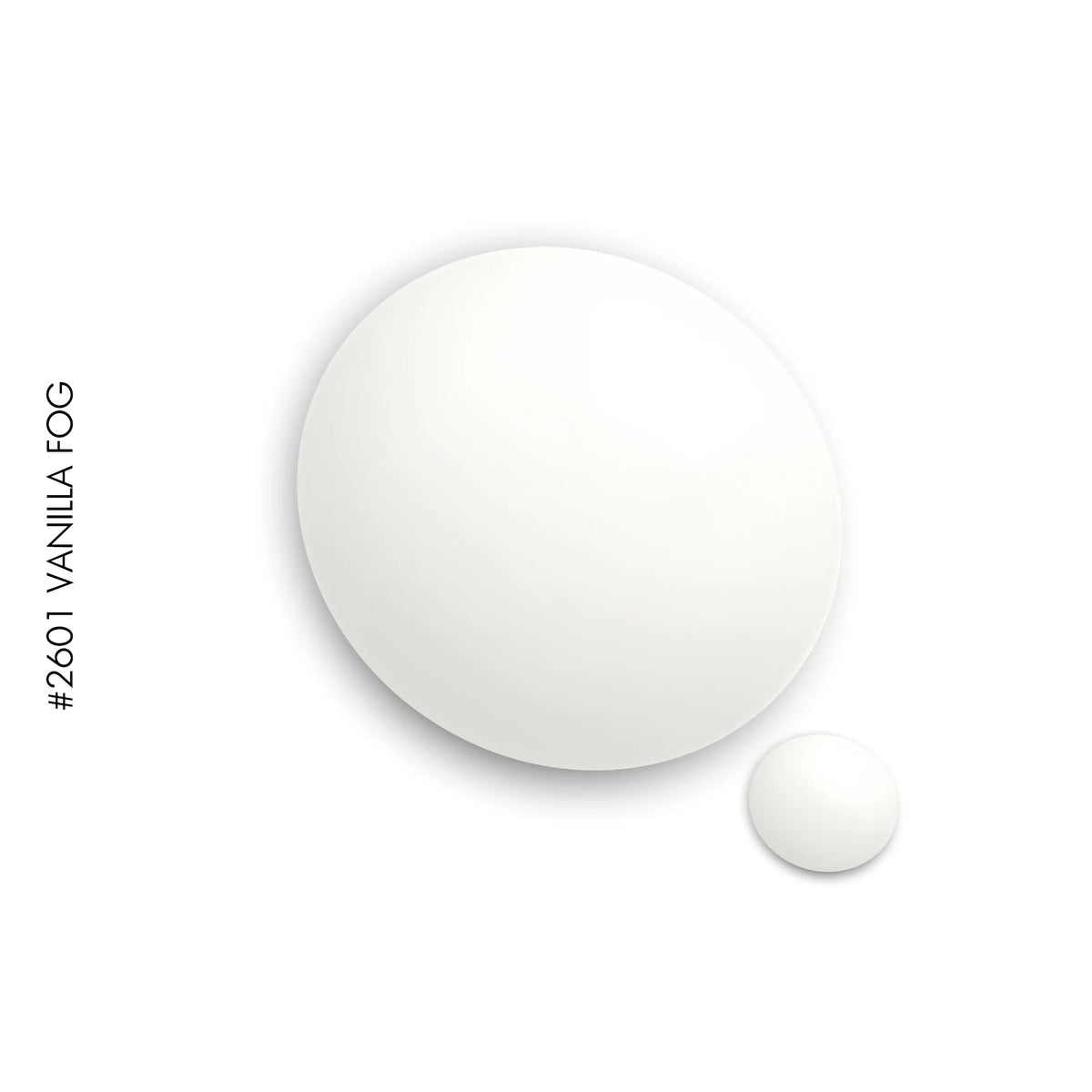 2601 Vanilla Fog – white pastel gel polish by GEL.IT.UP, view 2