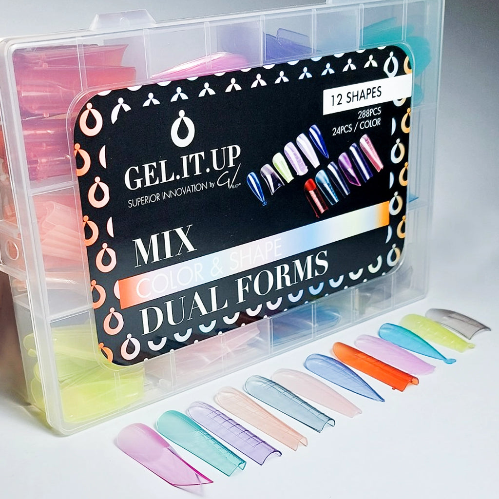DUAL FORMS MIX COLOR AND SHAPE – consumables by GEL.IT.UP, view 2