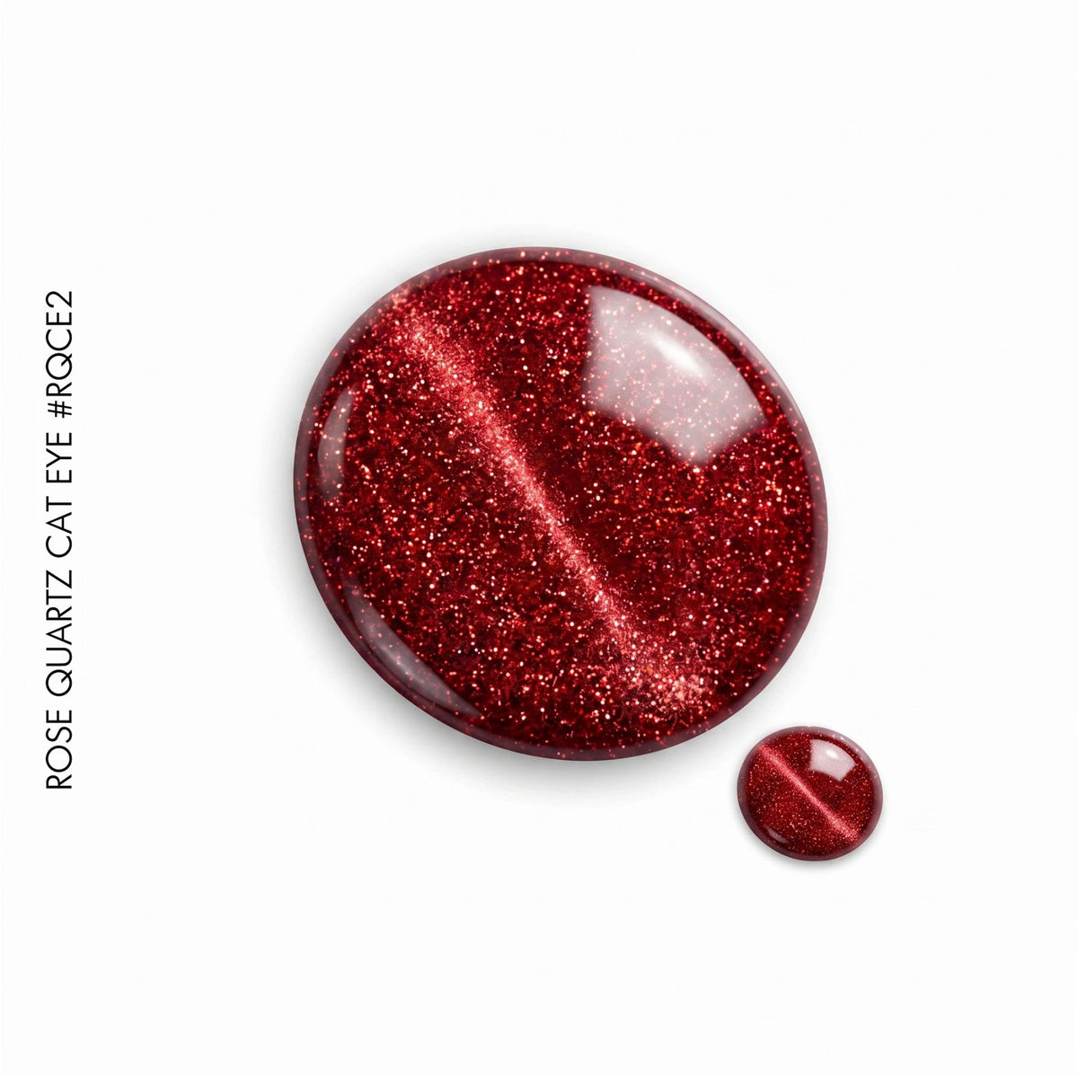 Rose Quartz Cat Eye #RQCE2 – red rose quartz cat eye gel polish by GEL.IT.UP