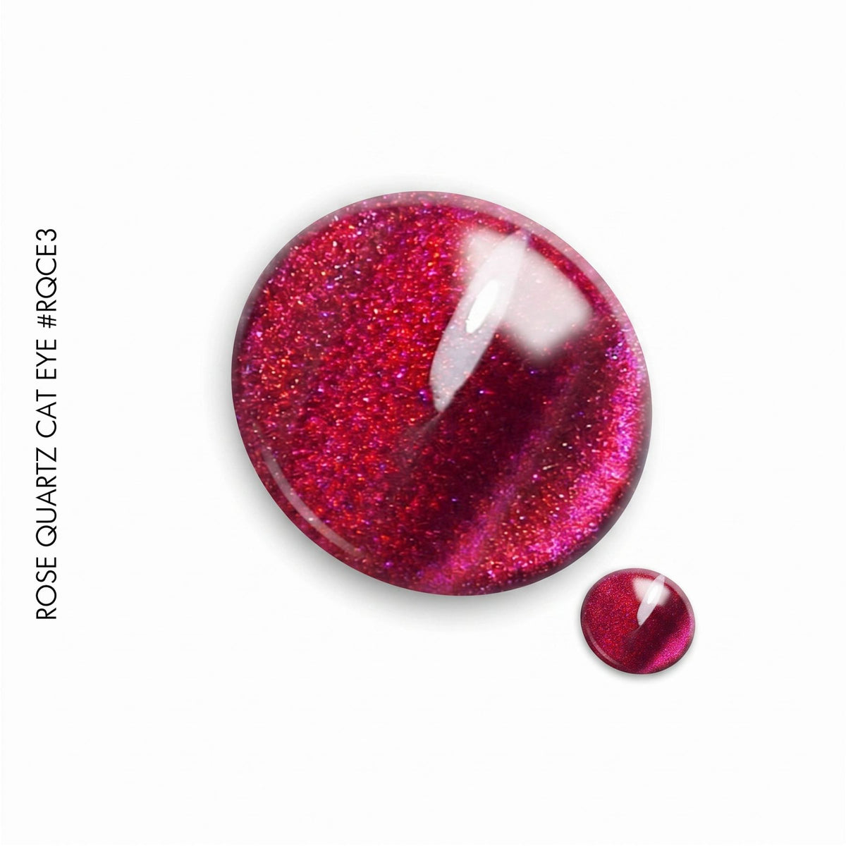 Rose Quartz Cat Eye #RQCE3 – red rose quartz cat eye gel polish by GEL.IT.UP