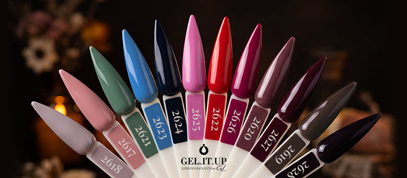GEL.IT.UP Autumn Winter 2026 gel polish shades 2617–2628
